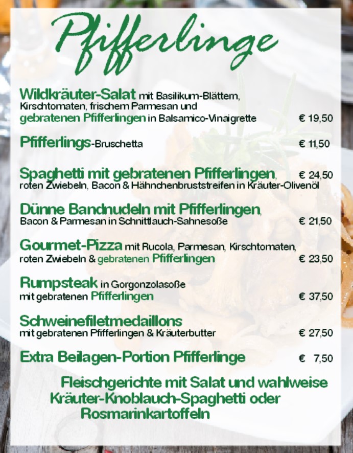 Pfifferlinge 2026